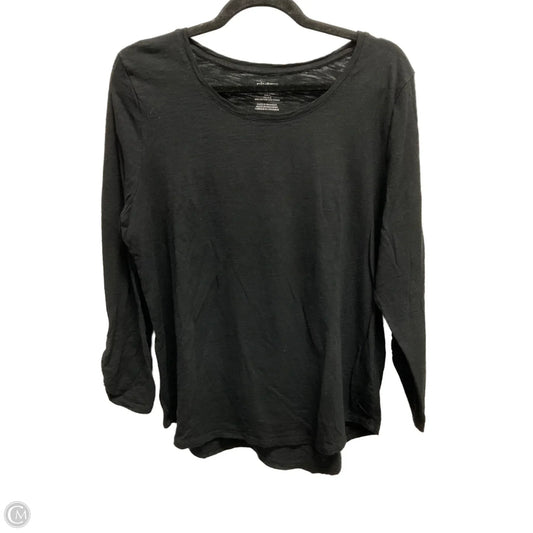 Top Long Sleeve Basic By Chicos In Black, Size: Xl