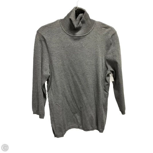 Top Long Sleeve Basic By Chicos In Grey, Size: M