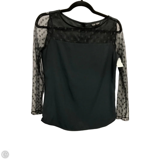 Top Long Sleeve By Express In Black, Size: Xs