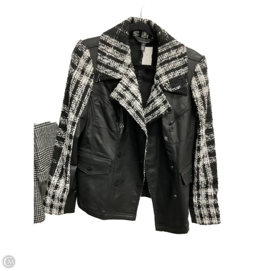 Jacket Moto By White House Black Market In Multi-colored, Size: L