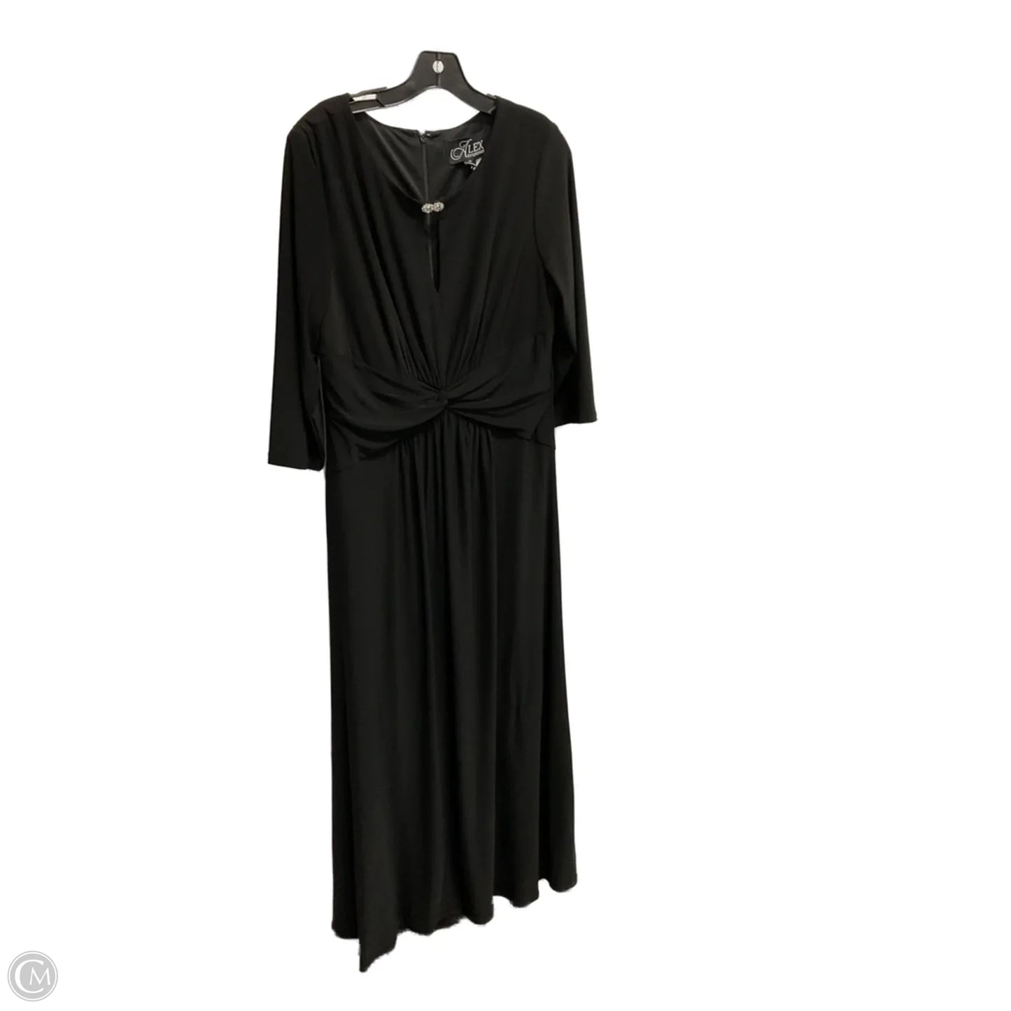 Dress Party Long By Alex Evenings In Black, Size: L