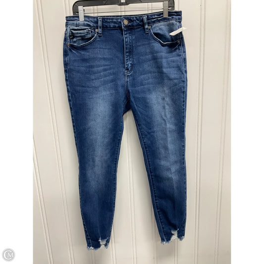 Jeans Skinny By Kancan In Blue, Size: 12