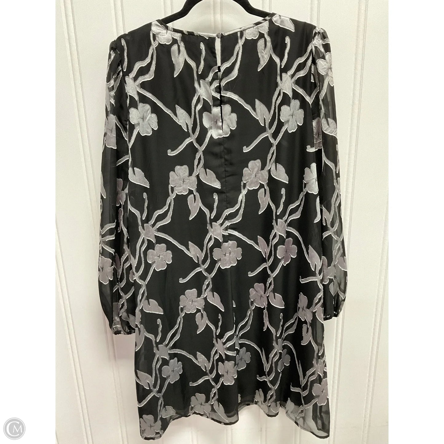 Dress Party Midi By Tommy Hilfiger In Black & Grey, Size: Xl