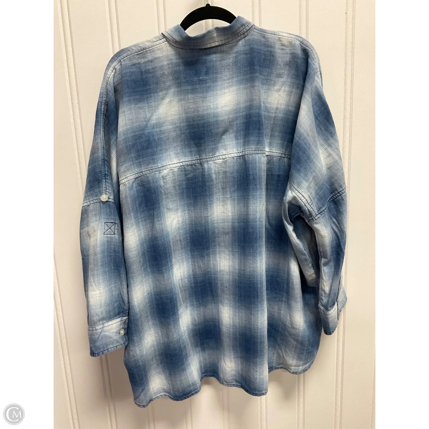 Top Long Sleeve By American Eagle In Blue, Size: S