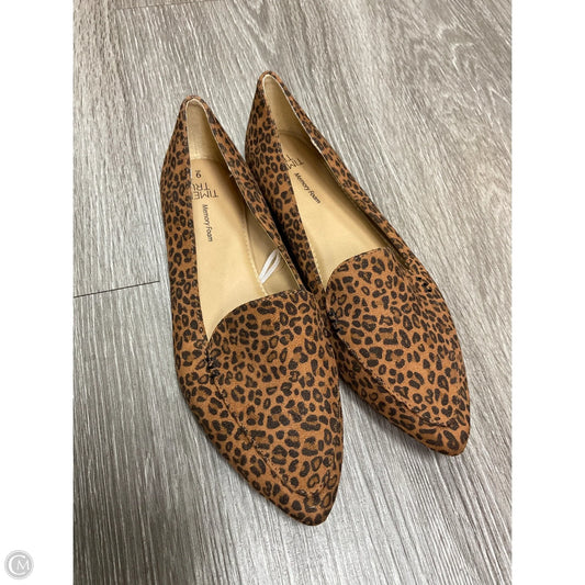 Shoes Flats By Time And Tru In Animal Print, Size: 9