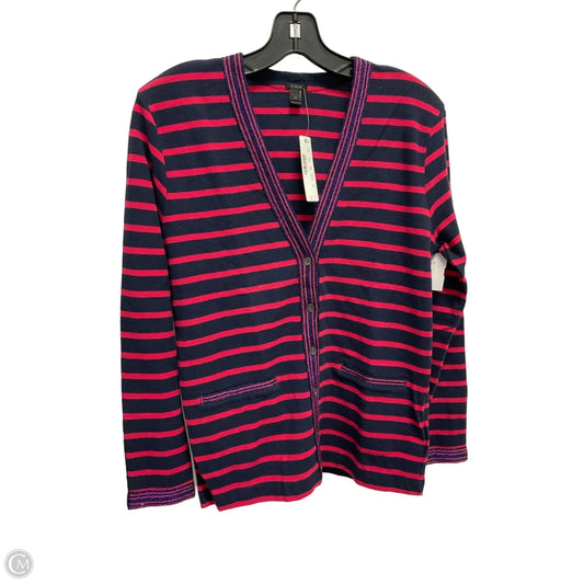 Cardigan By J. Crew In Striped Pattern, Size: M