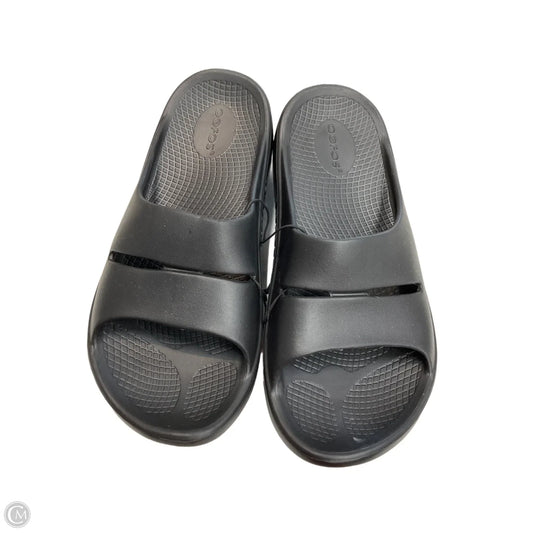 Sandals Sport By Oofos In Black, Size: 11