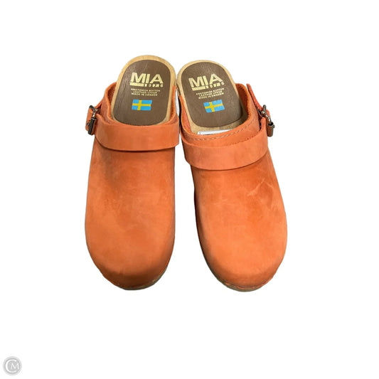 Shoes Flats By Mia In Orange, Size: 7.5