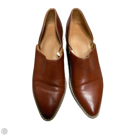 Shoes Heels Block By Universal Thread In Brown, Size: 9