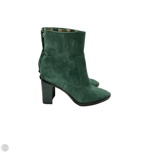 Boots Ankle Heels By Donald Pliner In Green, Size: 8.5