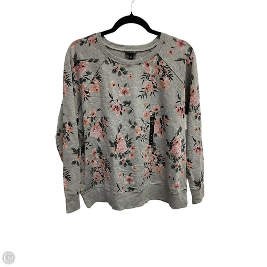 Sweatshirt Crewneck By Torrid In Floral Print, Size: L