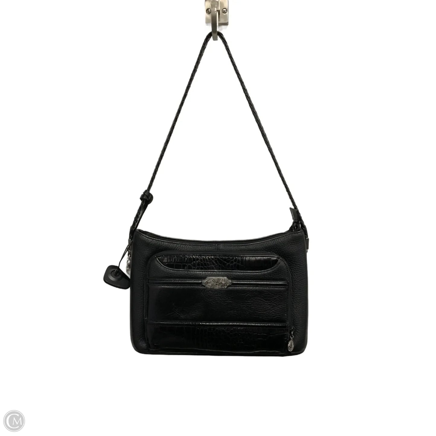 Handbag Leather By Brighton, Size: Medium