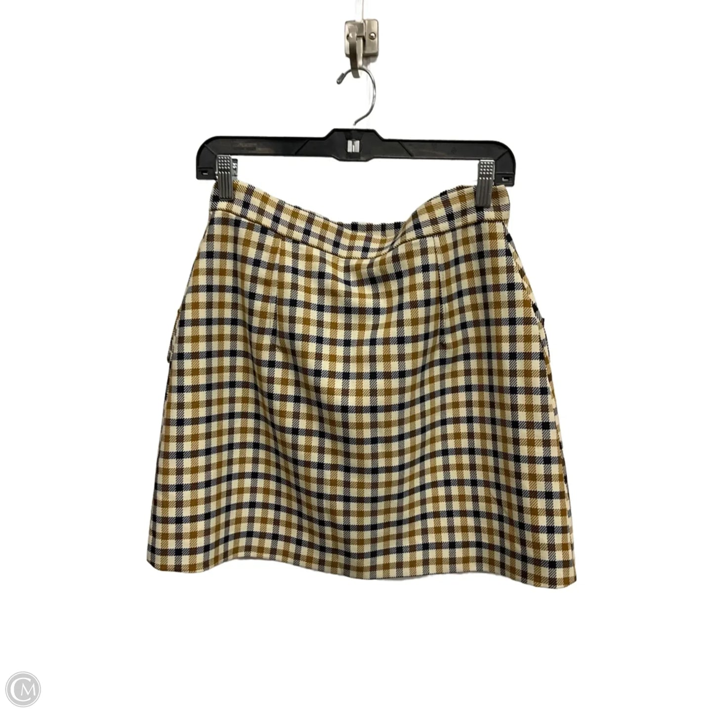 Skirt Mini & Short By H&m In Plaid Pattern, Size: 8