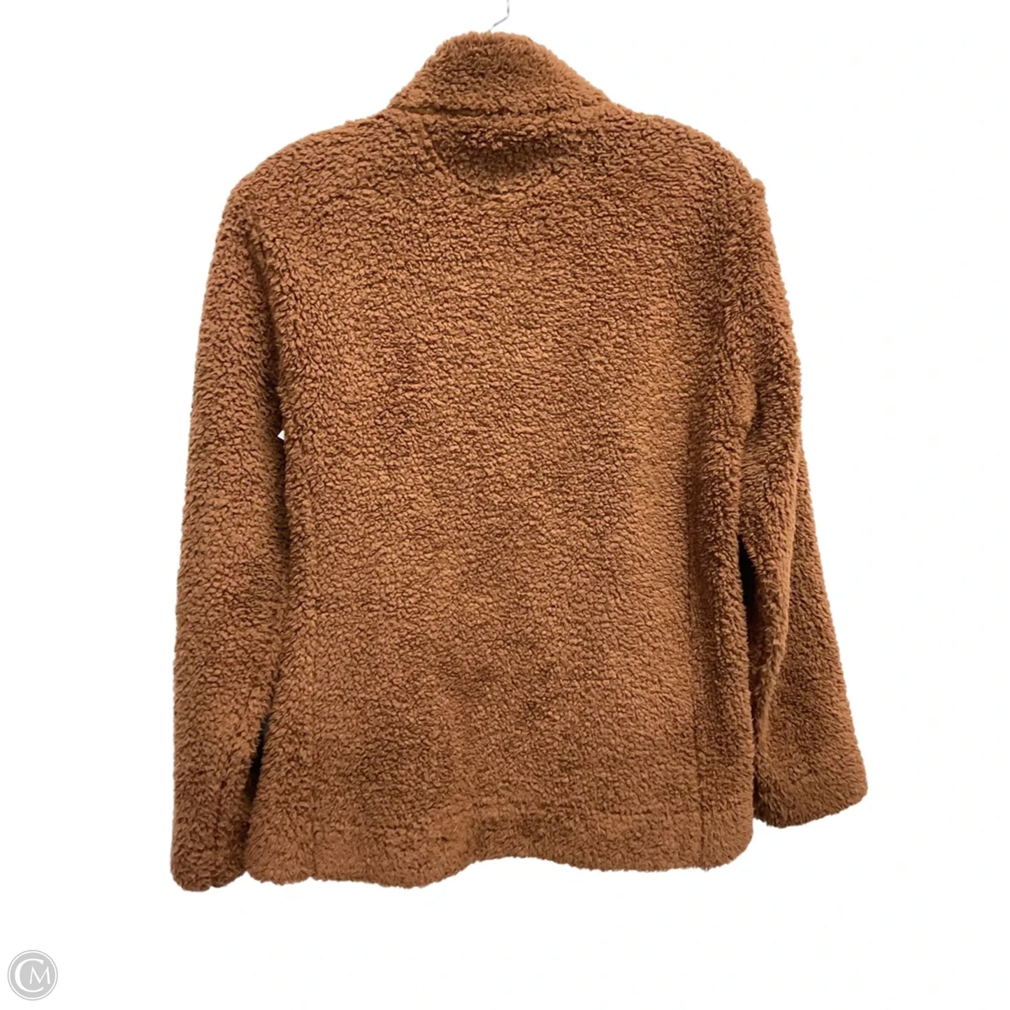 Jacket Faux Fur & Sherpa By Calvin Klein In Brown, Size: M