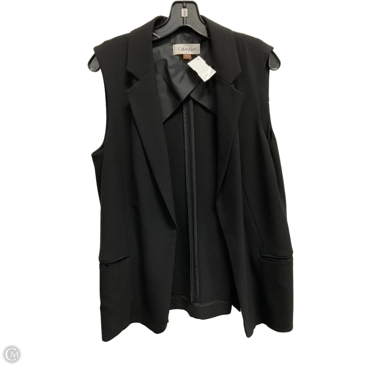 Vest Other By Calvin Klein In Black, Size: L