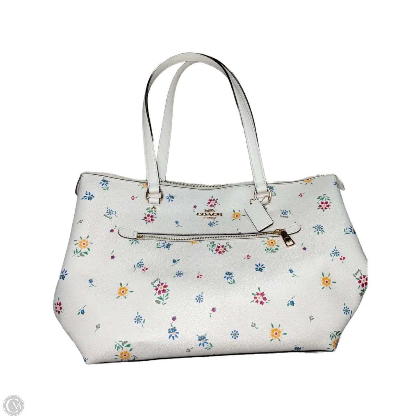 Tote Designer By Coach, Size: Medium