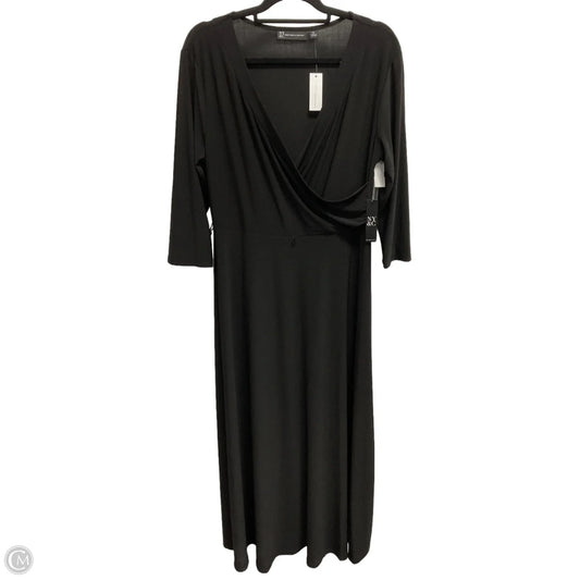 Dress Casual Maxi By New York And Co In Black, Size: Xl