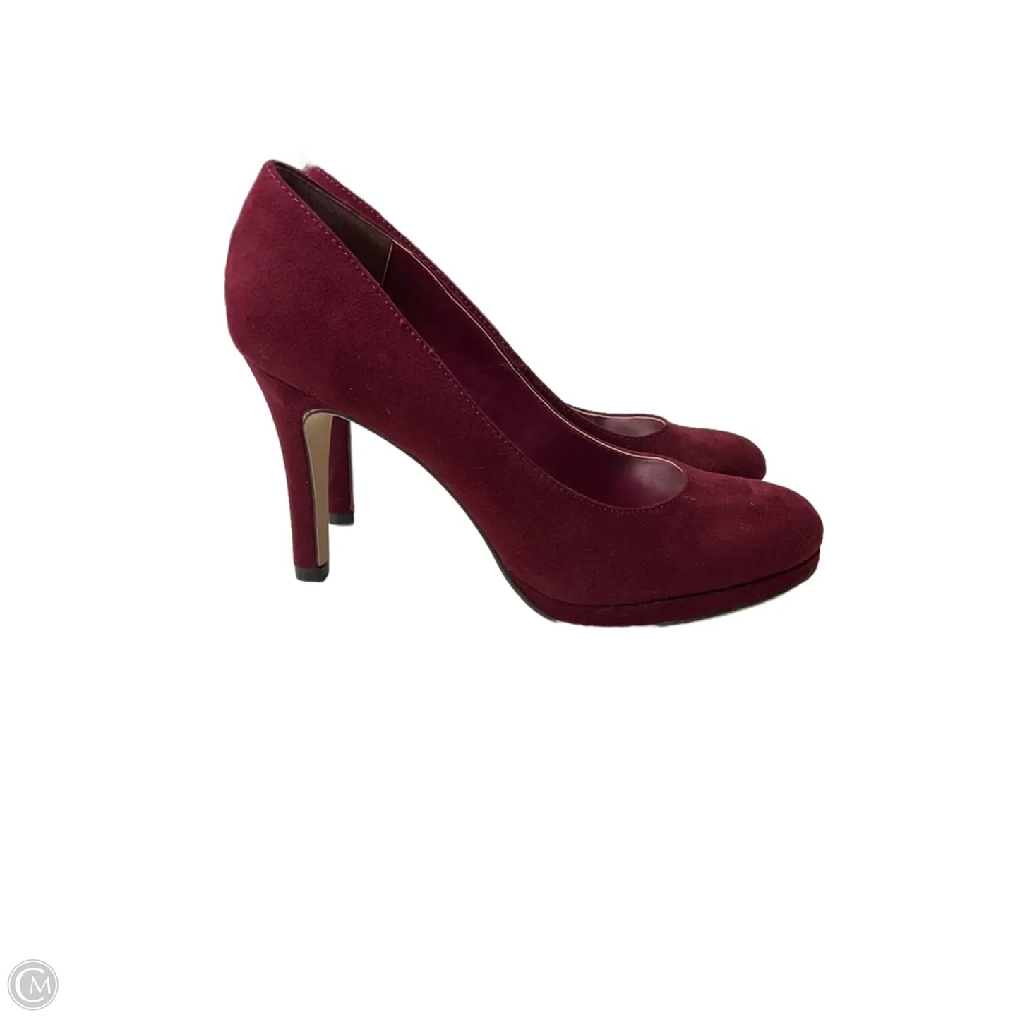 Shoes Heels Stiletto By Madden Girl In Maroon, Size: 7.5