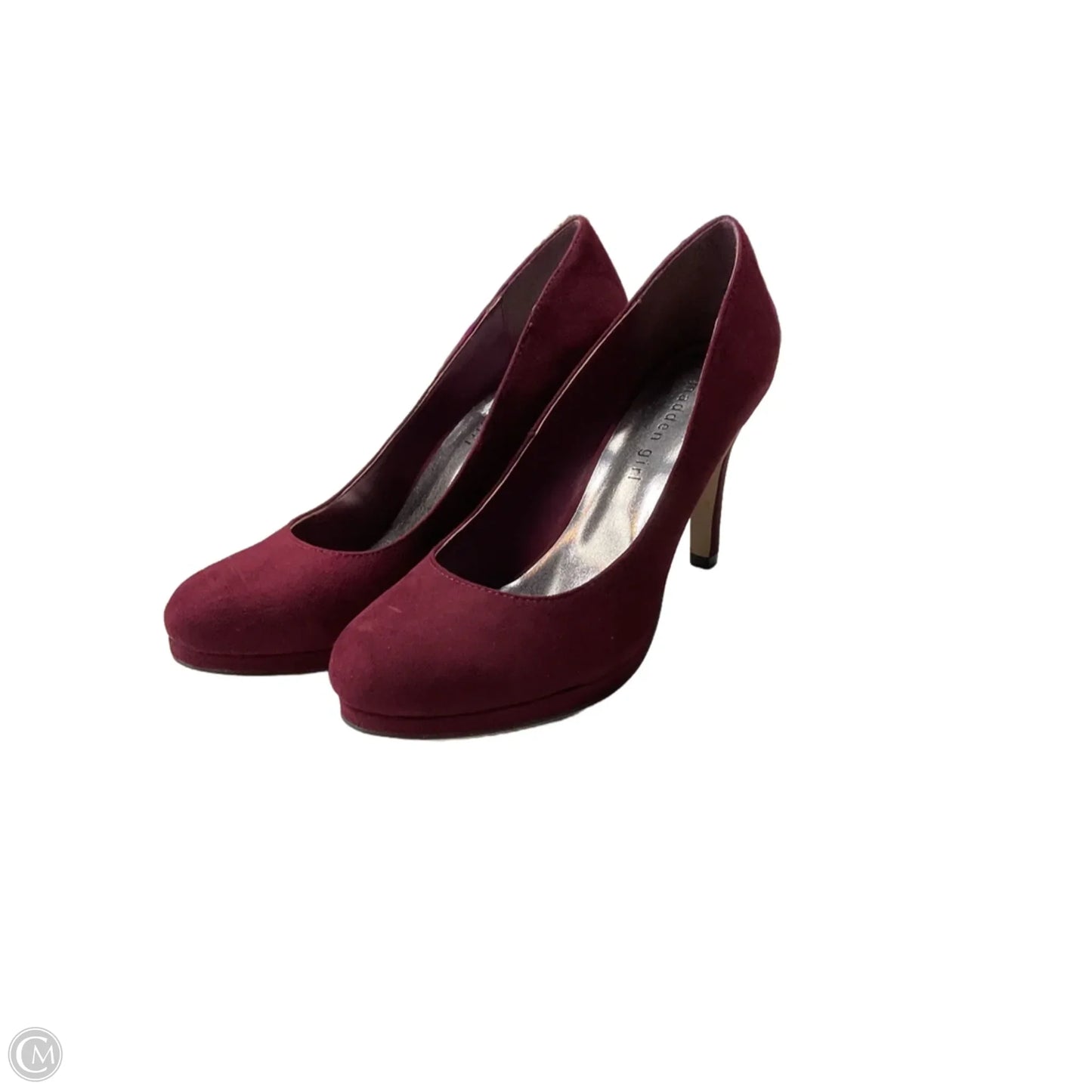 Shoes Heels Stiletto By Madden Girl In Maroon, Size: 7.5