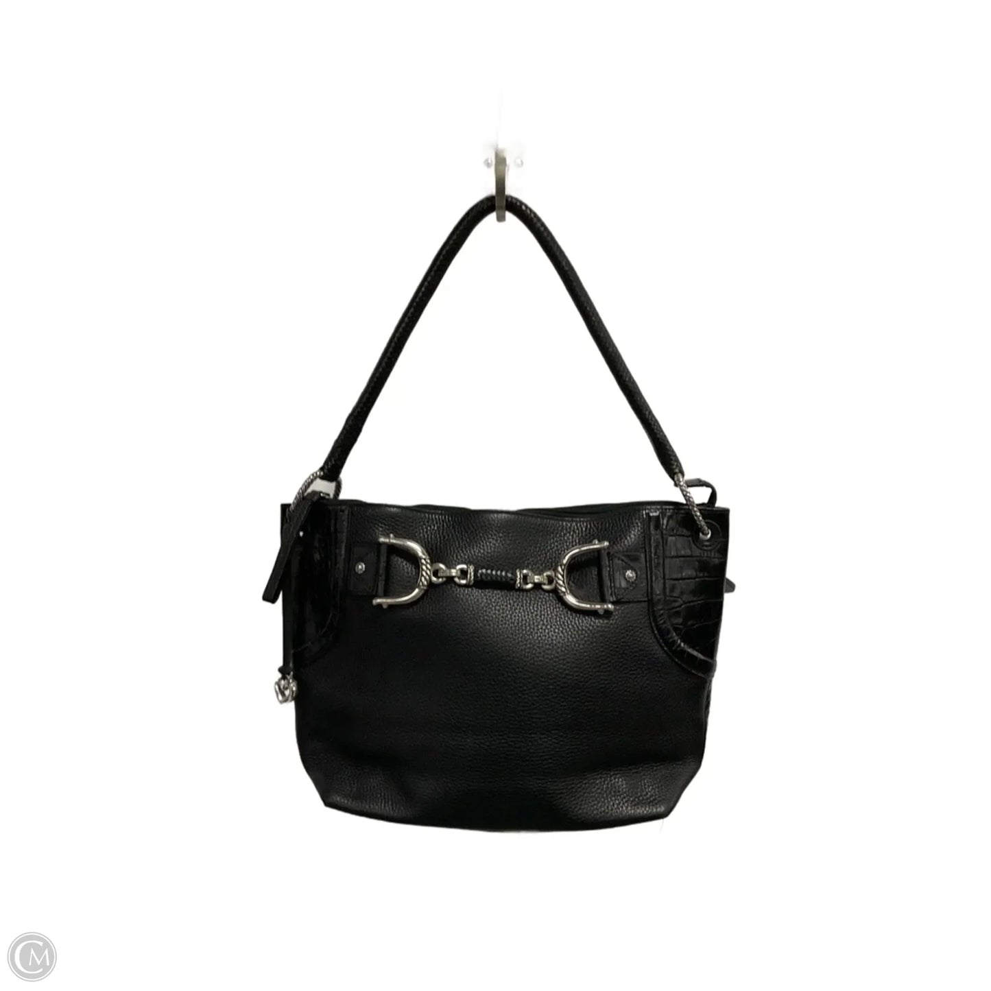 Handbag Leather By Brighton, Size: Medium