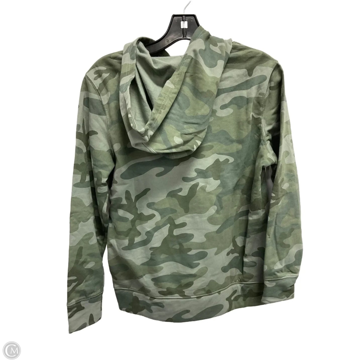 Sweatshirt Hoodie By Gap In Camouflage Print, Size: S