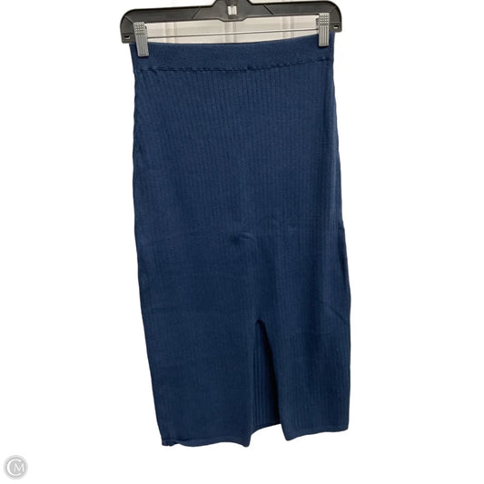 Skirt Maxi By Free People In Navy, Size: M