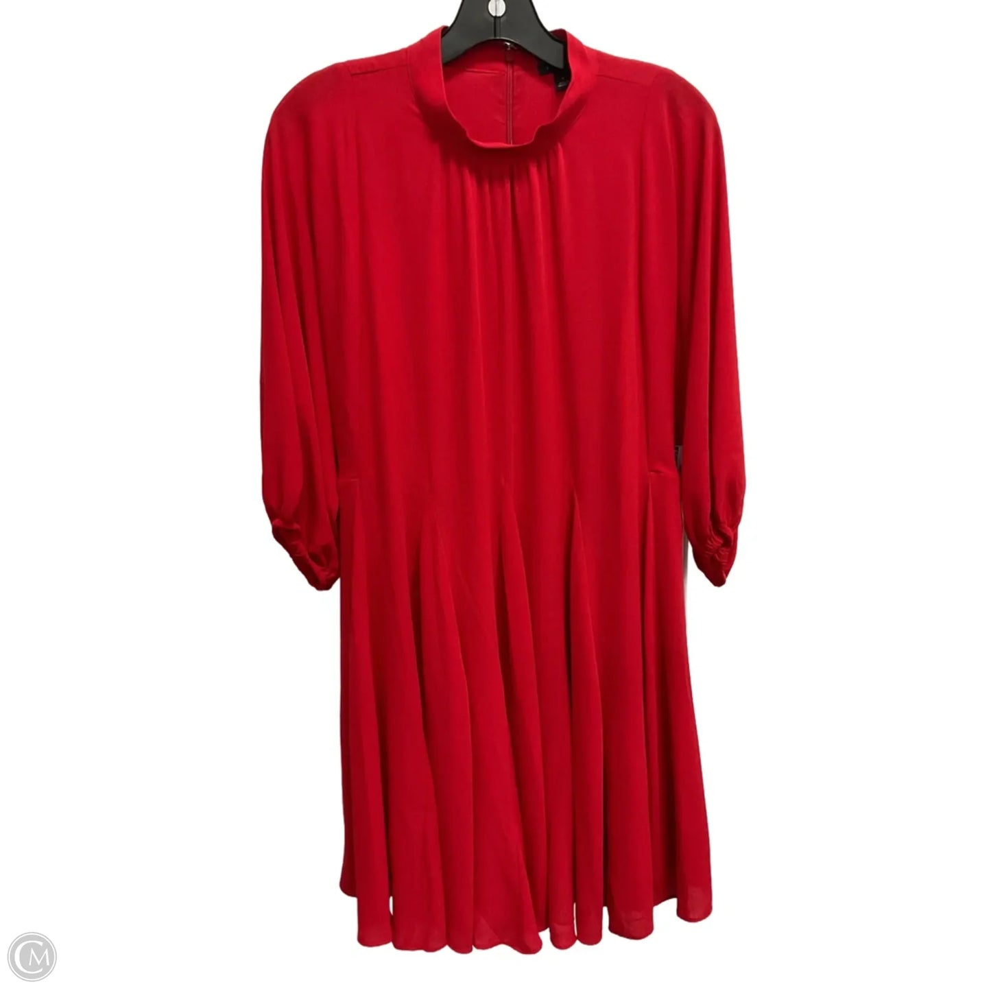 Dress Party Midi By Ann Taylor In Red, Size: M