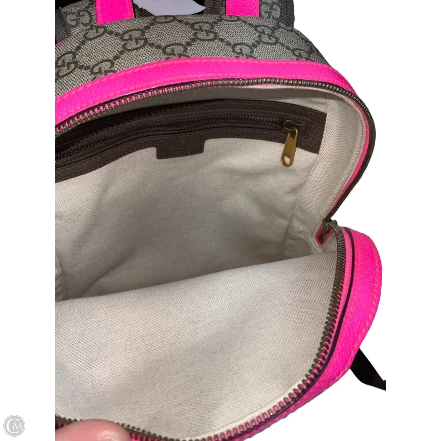 Backpack Luxury Designer By Gucci (Ophidia GG Small Backpack), Size: Medium