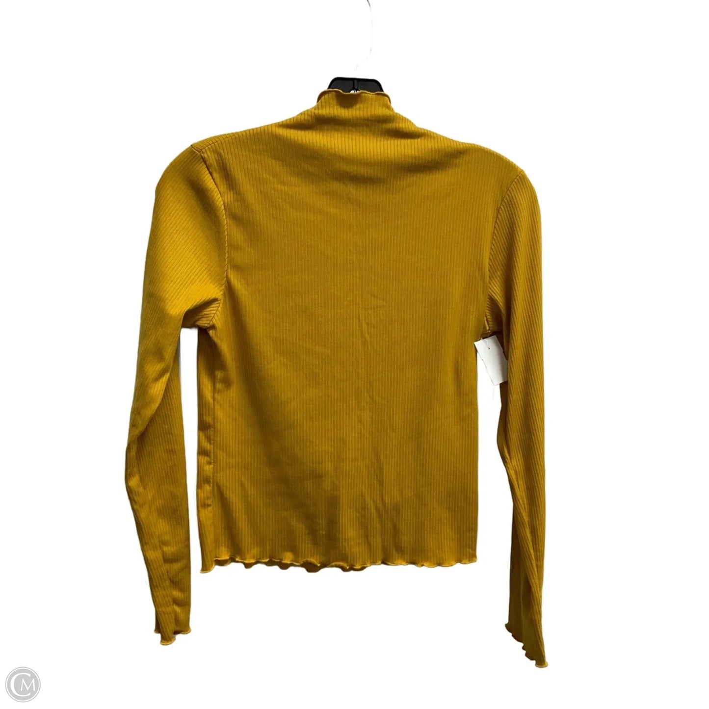 Top Long Sleeve Basic By Clothes Mentor In Yellow, Size: M