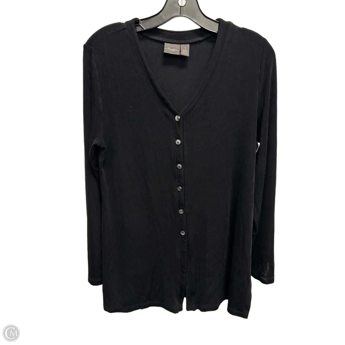 Cardigan By Chicos In Black, Size: M