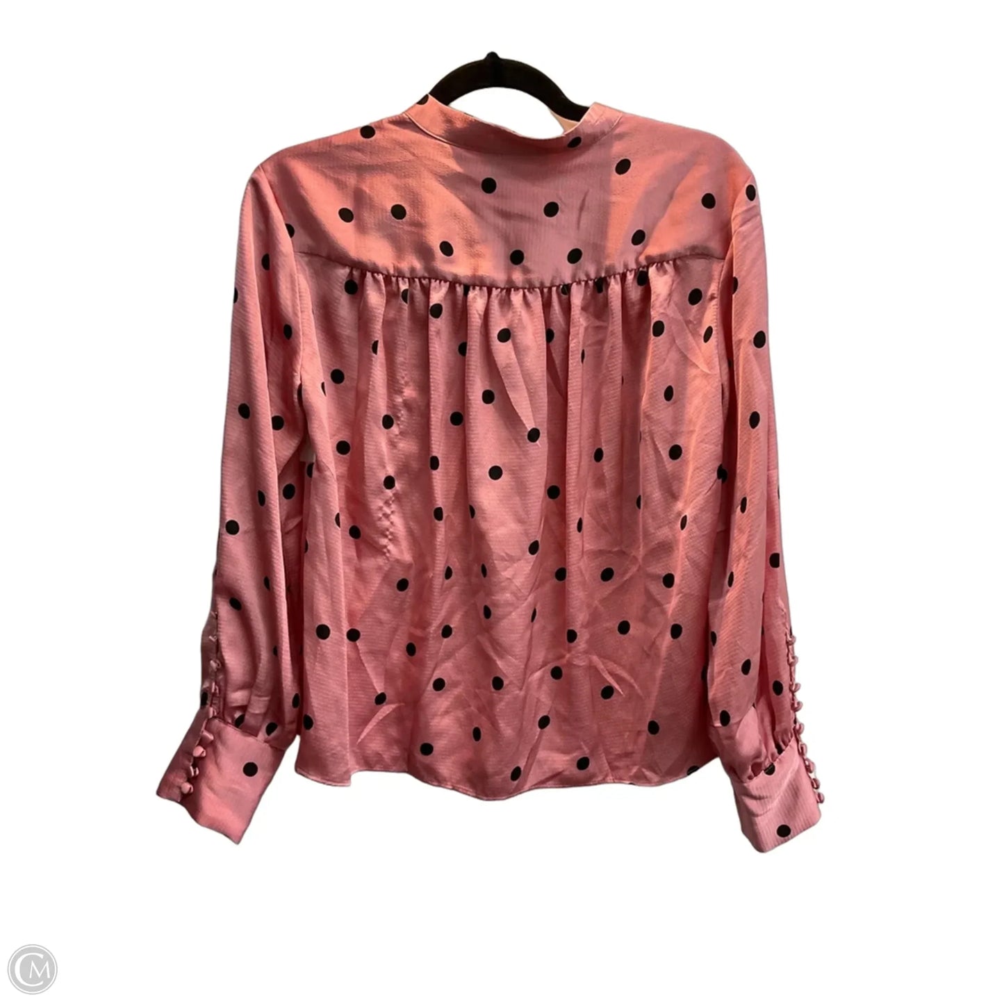 Top Long Sleeve By Ryegrass In Polkadot Pattern, Size: Xs