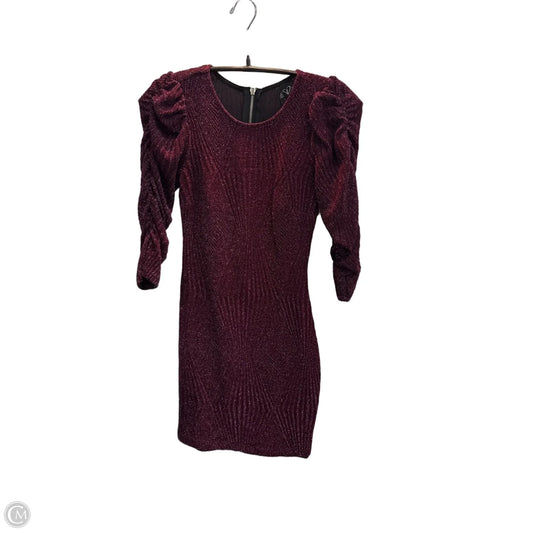 Dress Casual Short By Windsor In Maroon, Size: S