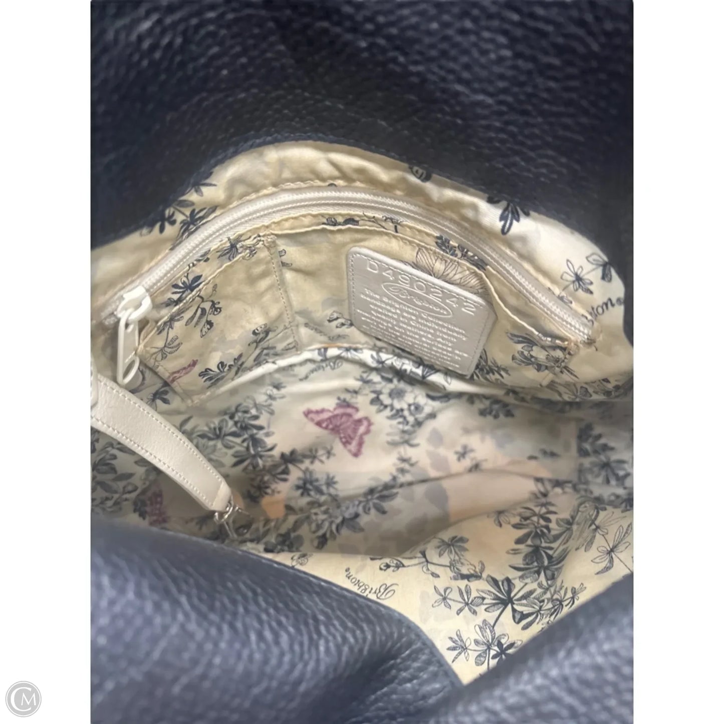 Handbag Leather By Brighton, Size: Medium