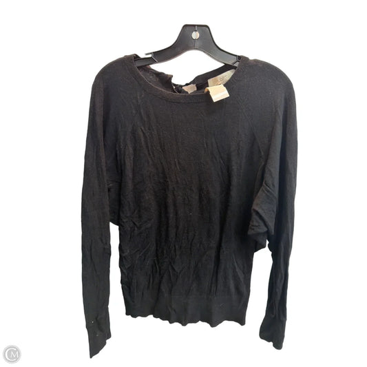 Top Long Sleeve By Loft In Black, Size: S