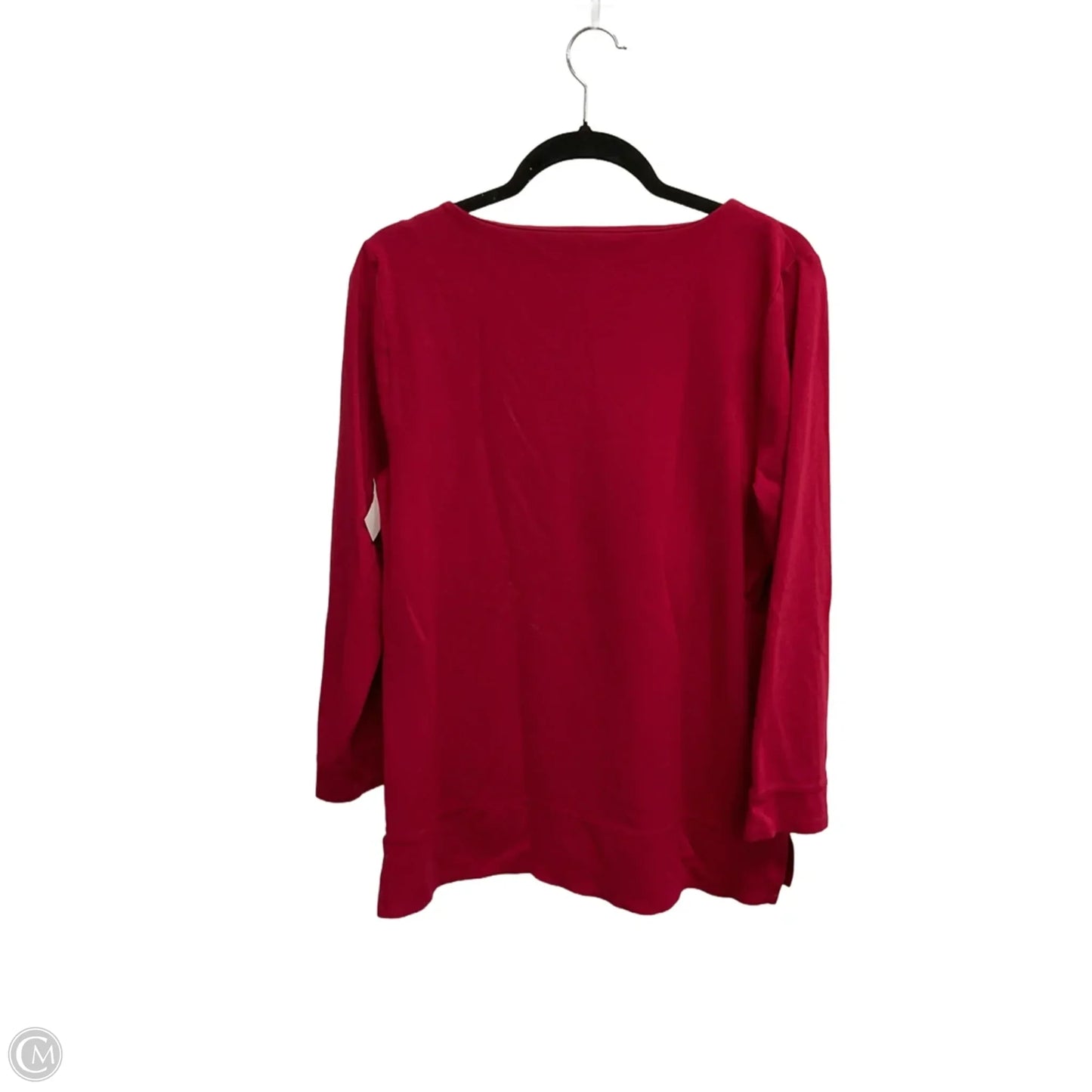 Top Long Sleeve By Chicos In Red, Size: M