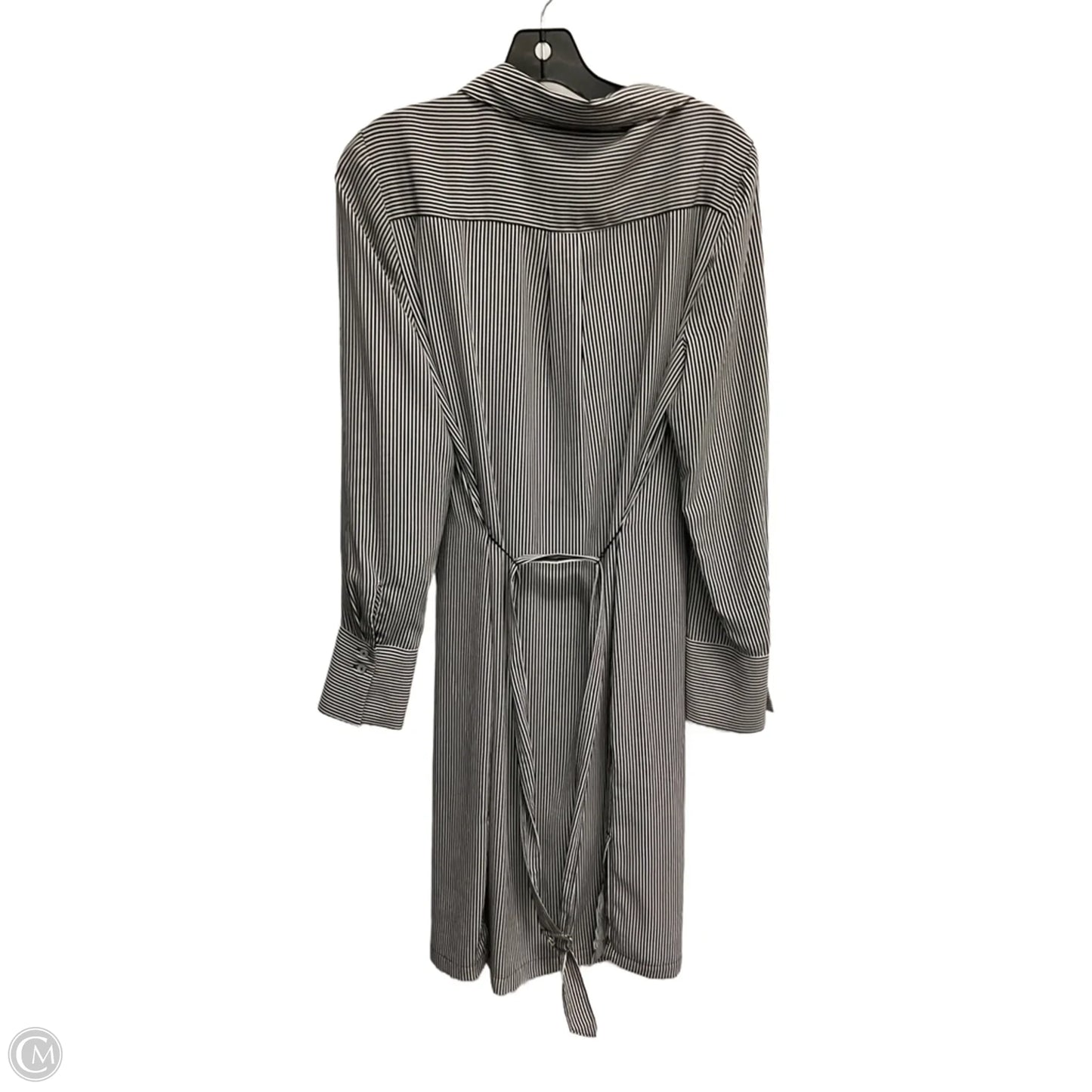 Dress Casual Midi By White House Black Market In Striped Pattern, Size: L