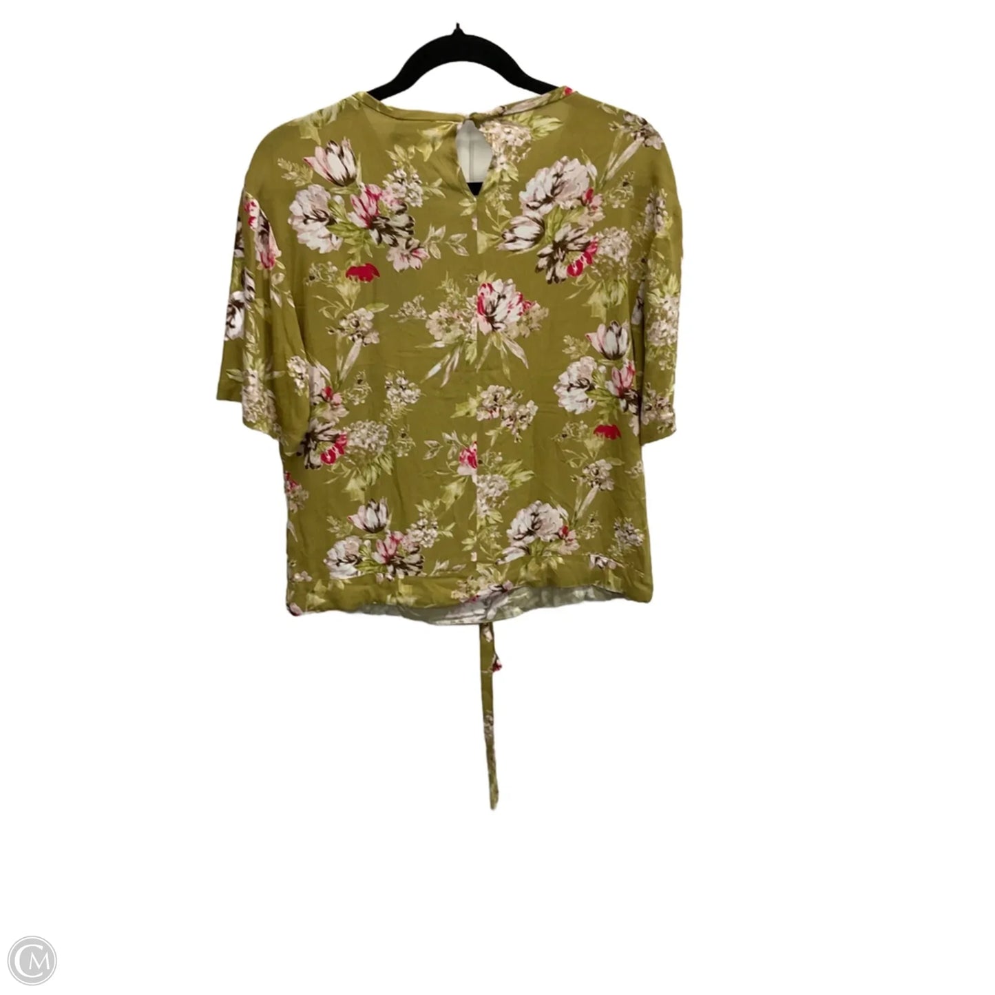 Blouse Short Sleeve By Yest In Floral Print, Size: S
