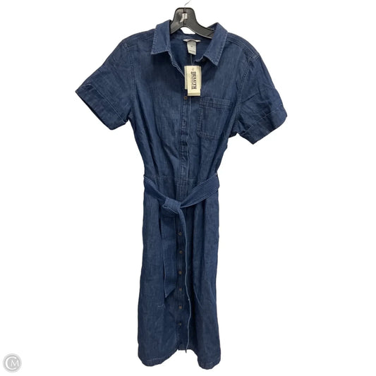 Dress Casual Maxi By Duluth Trading In Blue Denim, Size: Xs