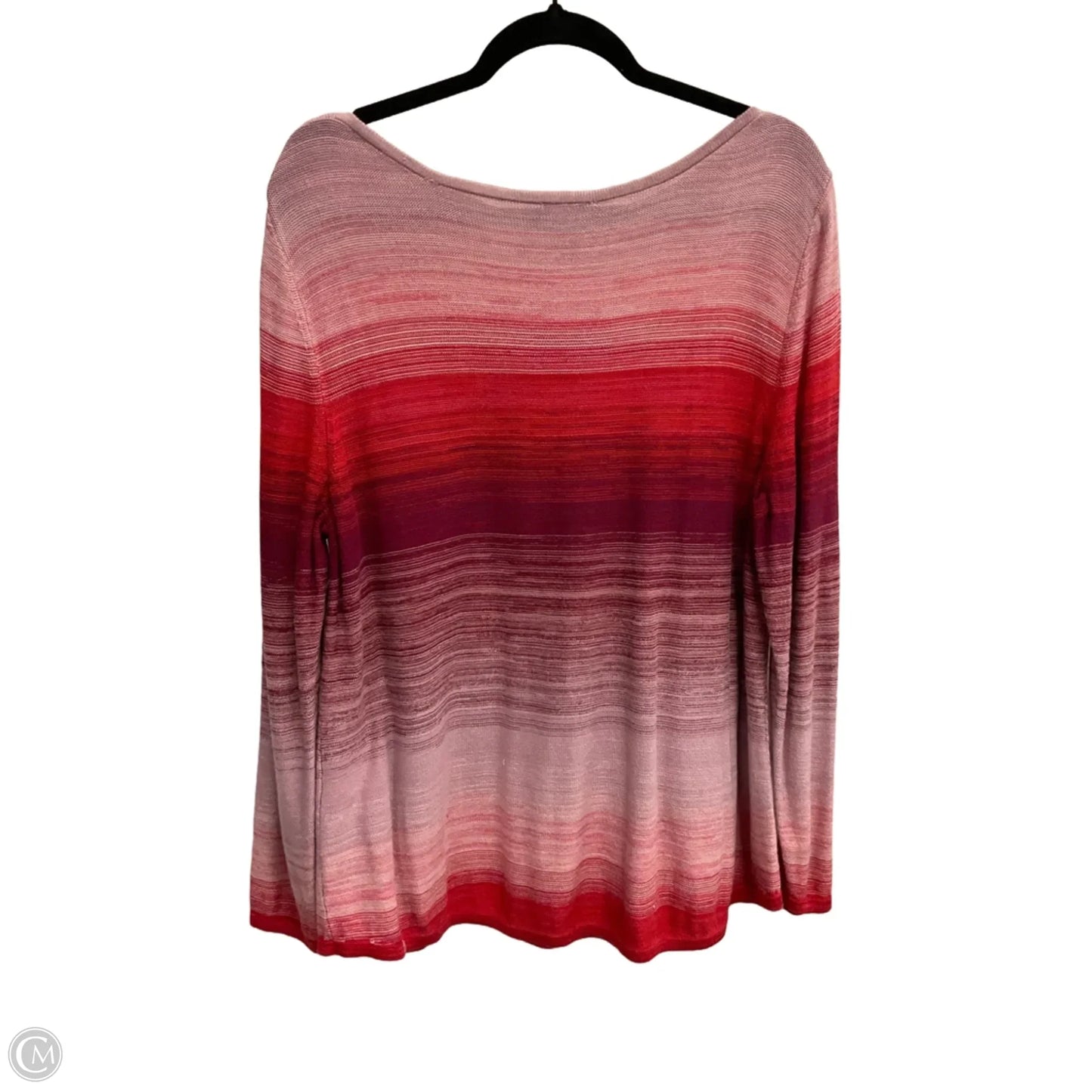 Sweater By Chicos In Pink, Size: Xl