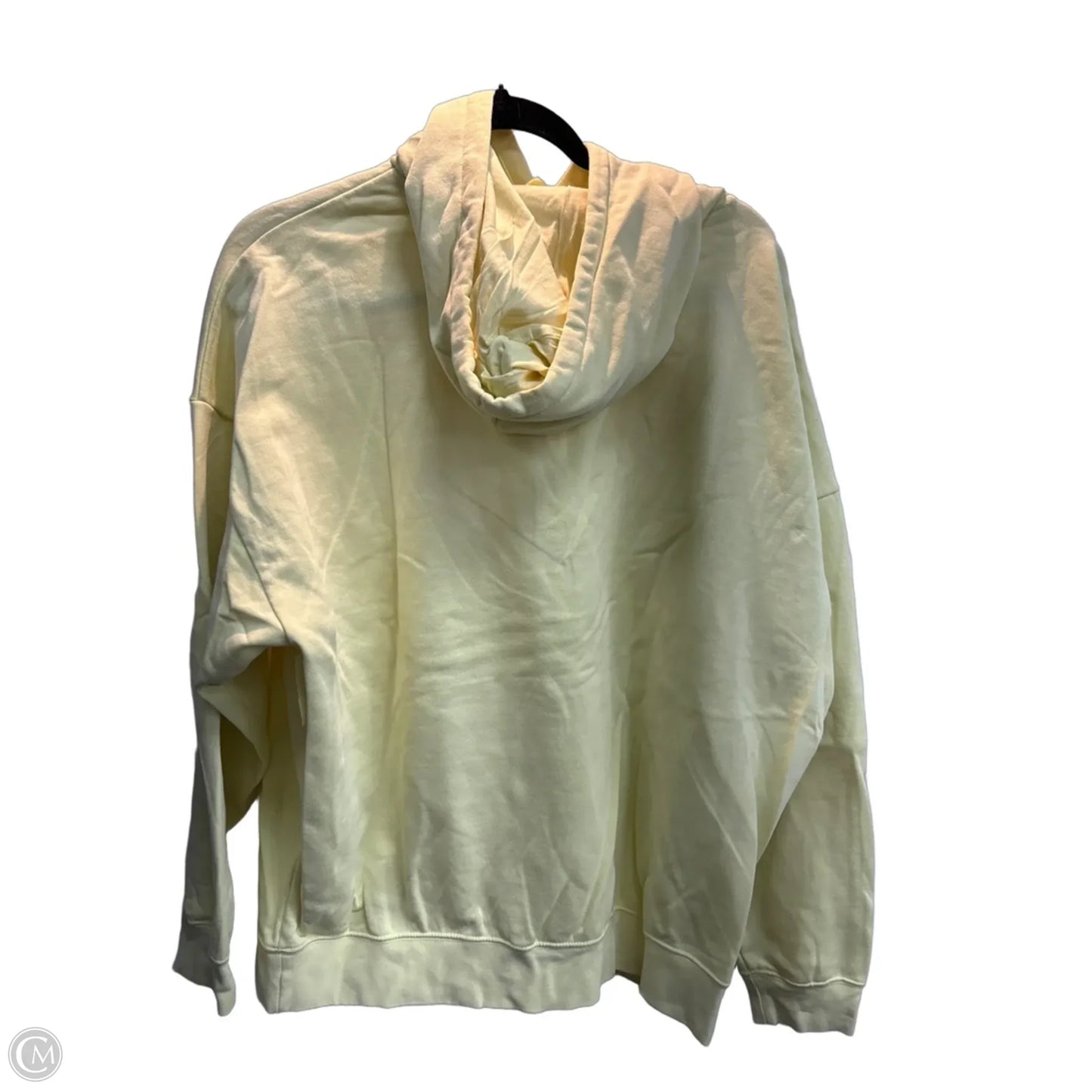 Athletic Sweatshirt Hoodie By Puma In Yellow, Size: L