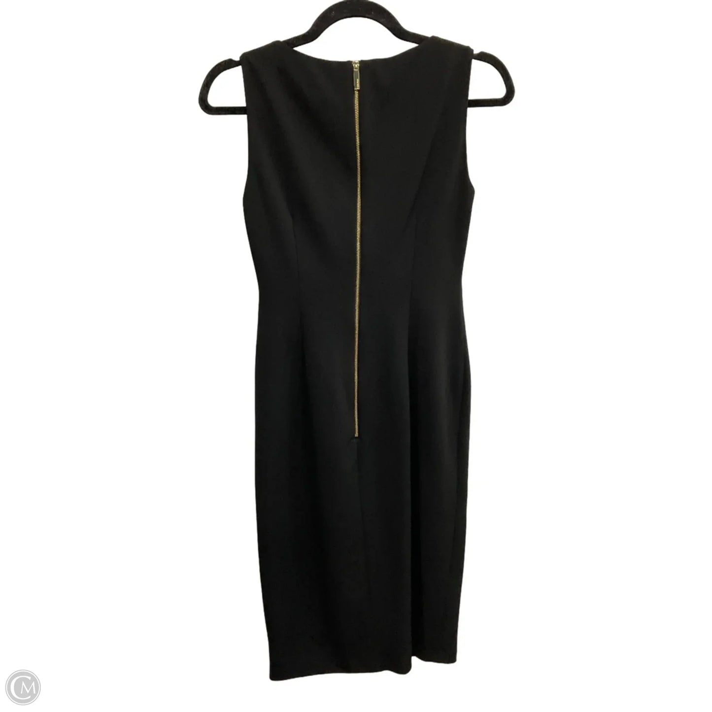 Dress Work By Calvin Klein In Black, Size: Xs