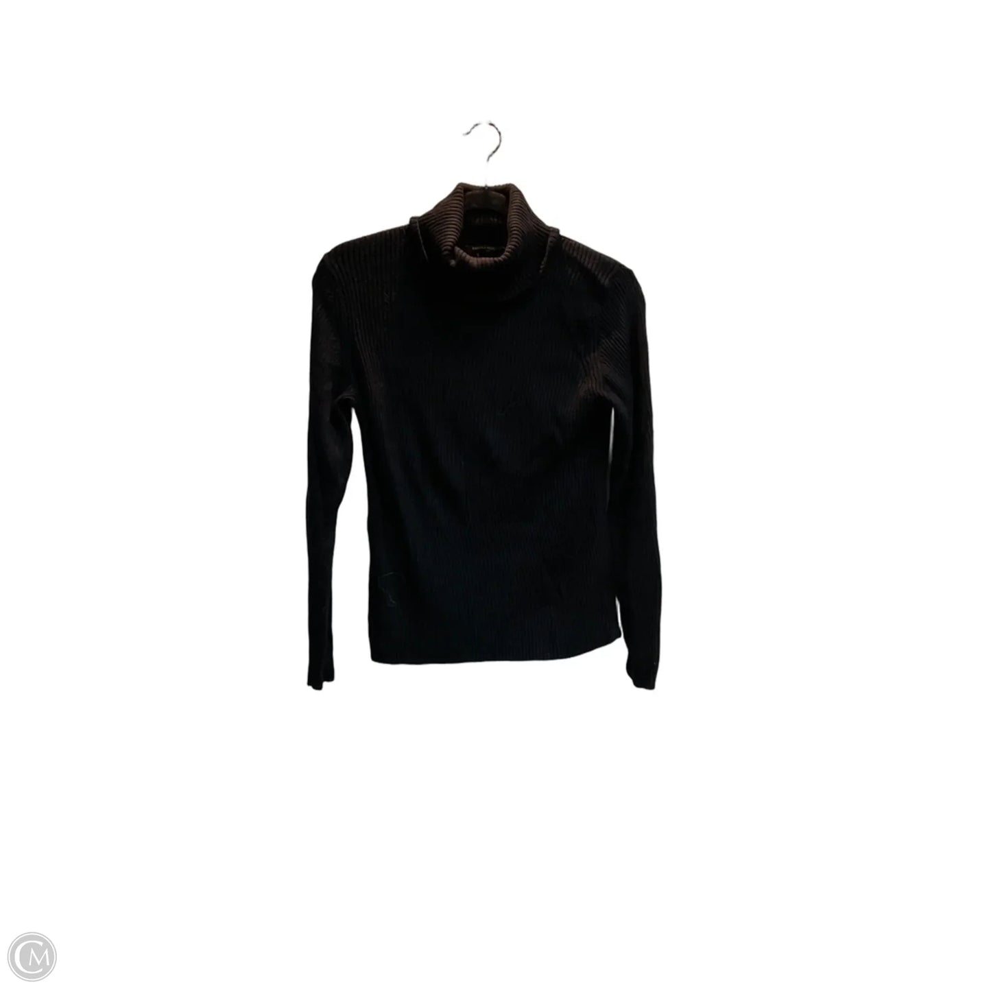 Top Long Sleeve By Banana Republic In Black, Size: M
