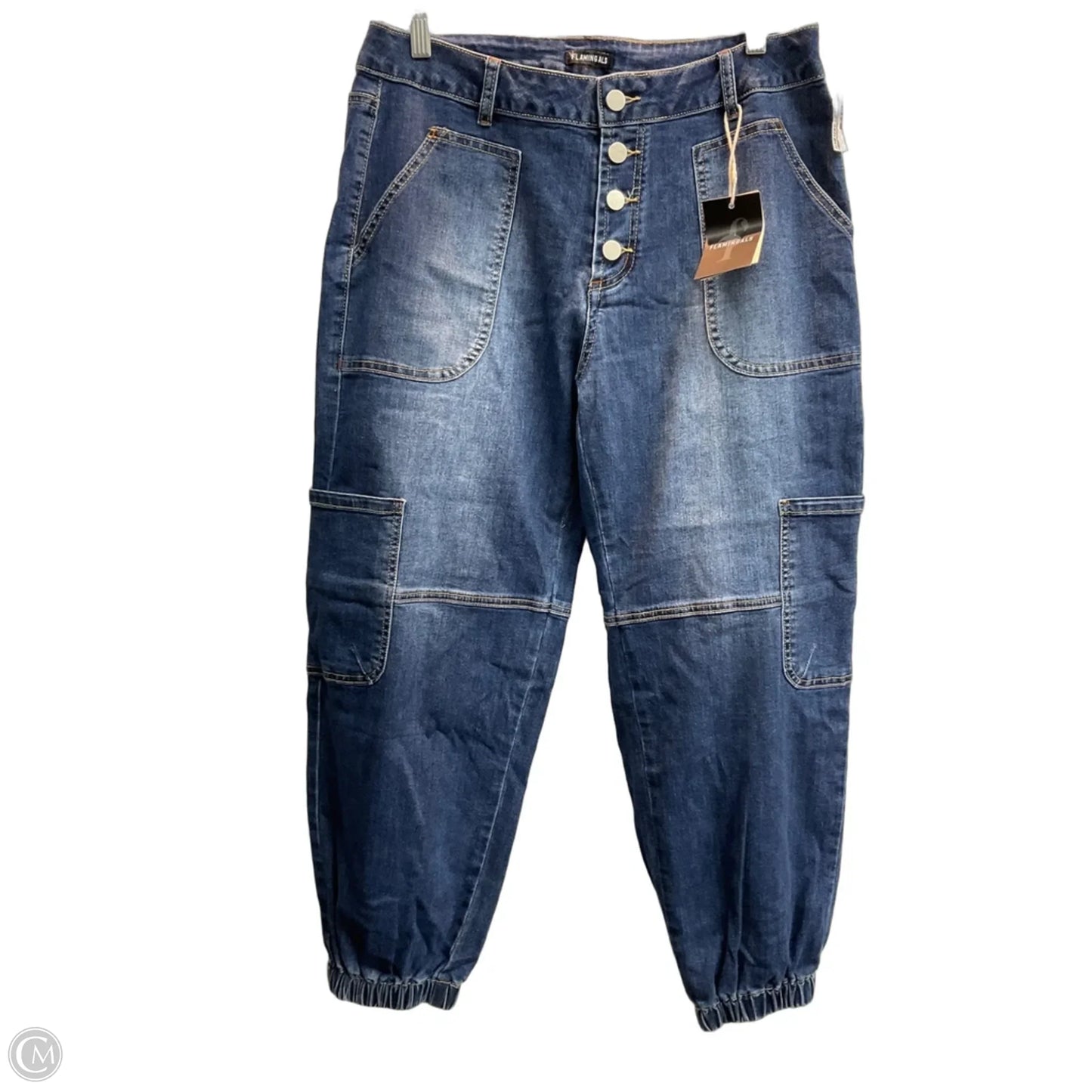 Jeans Wide Leg By Clothes Mentor In Blue, Size: 12
