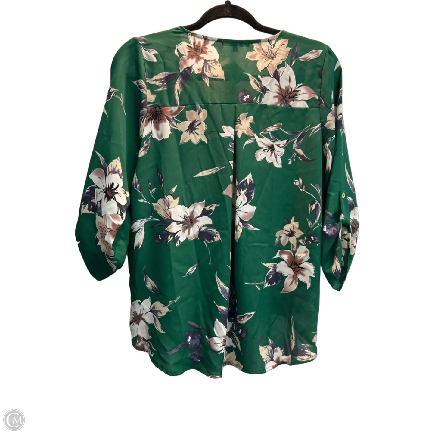 Top Long Sleeve By West Kei In Floral Print, Size: S