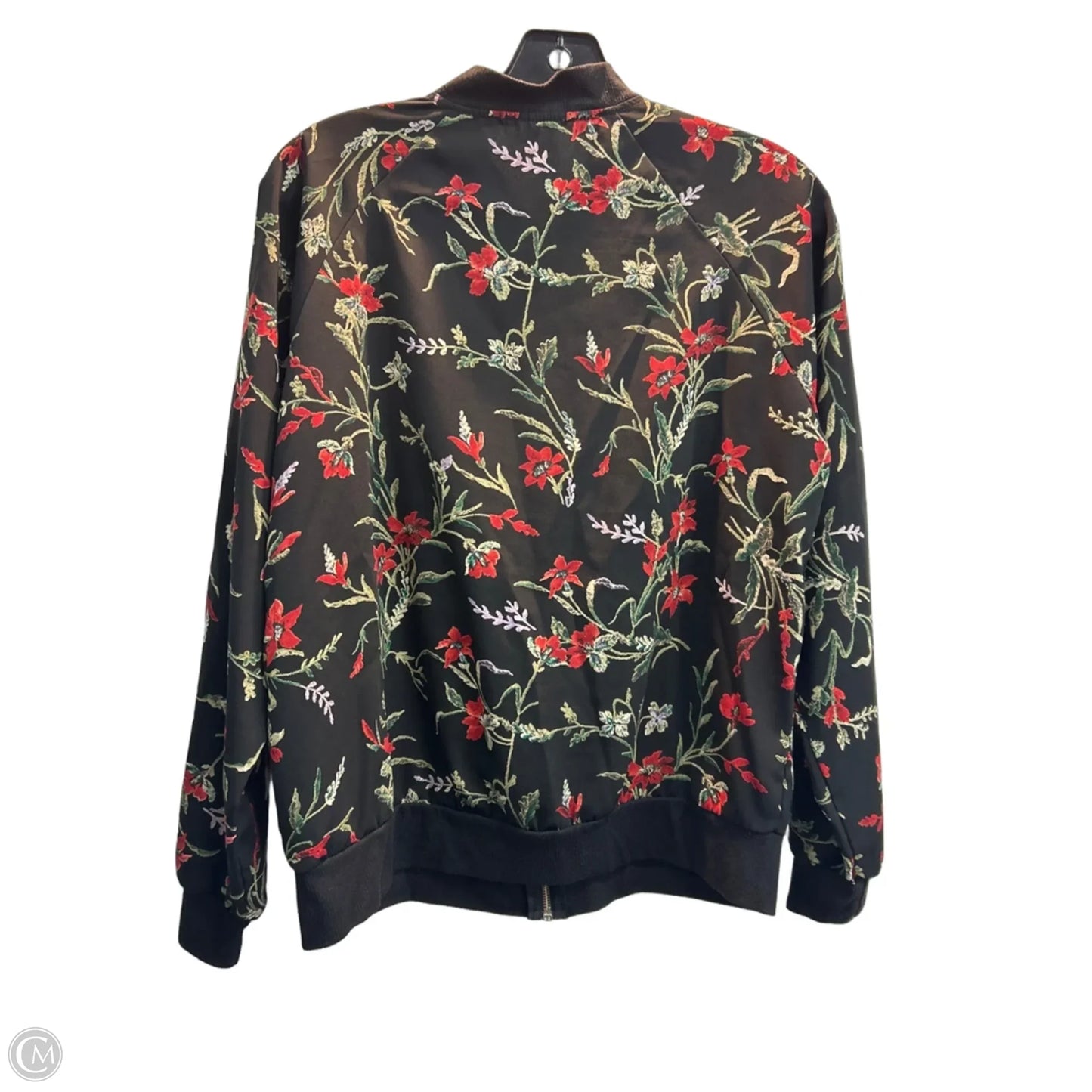 Jacket Shirt By West Kei In Floral Print, Size: M