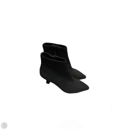 Boots Ankle Heels By Anne Klein In Black, Size: 6.5