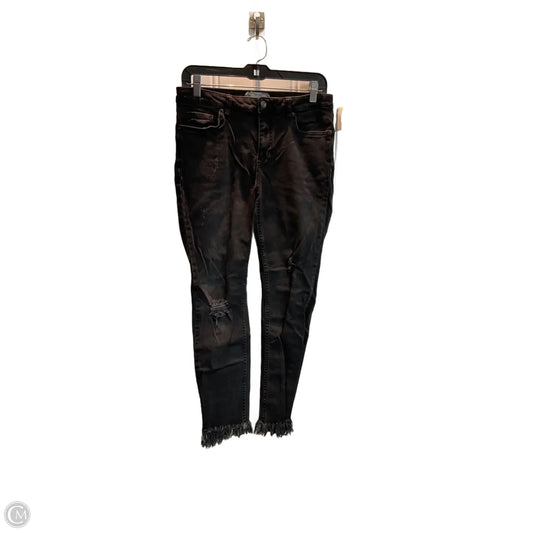 Jeans Skinny By Free People In Black, Size: 6