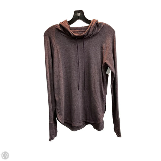Athletic Top Long Sleeve Hoodie By Athleta In Purple, Size: Xs