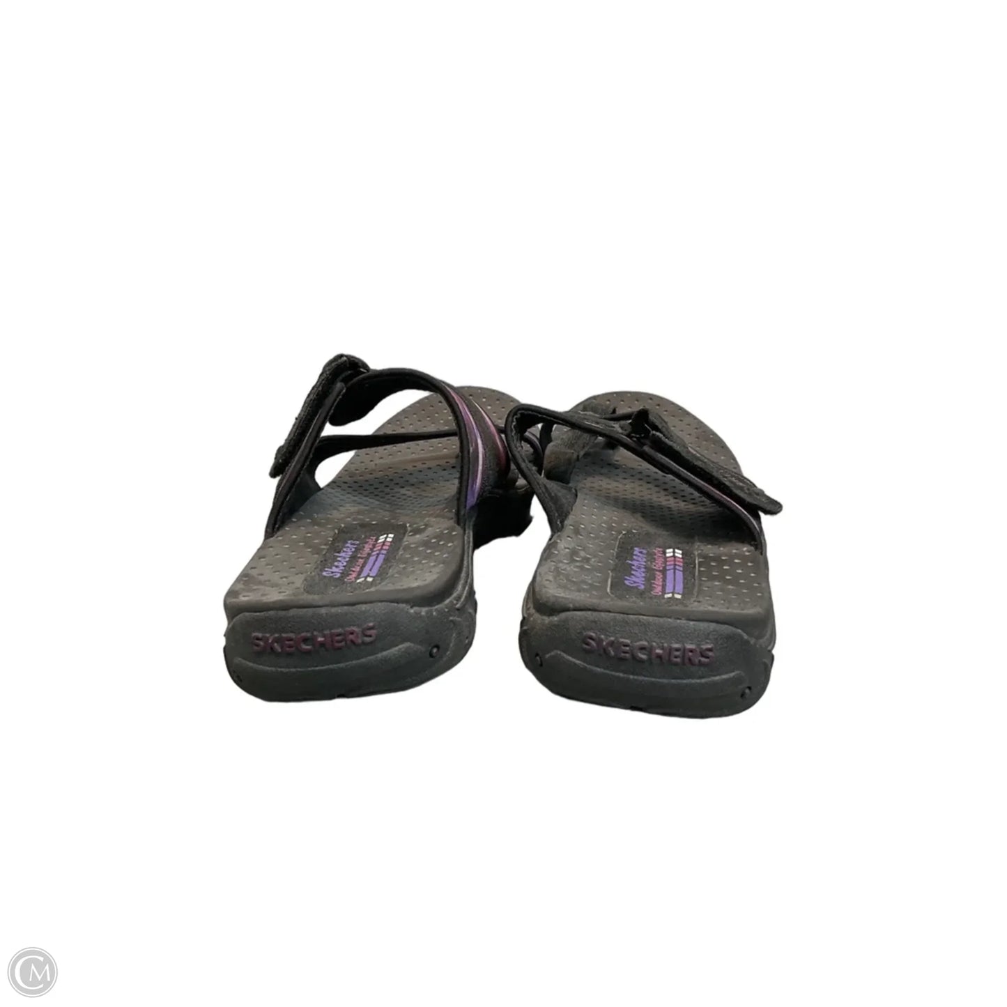 Sandals Sport By Skechers In Black & Purple, Size: 10