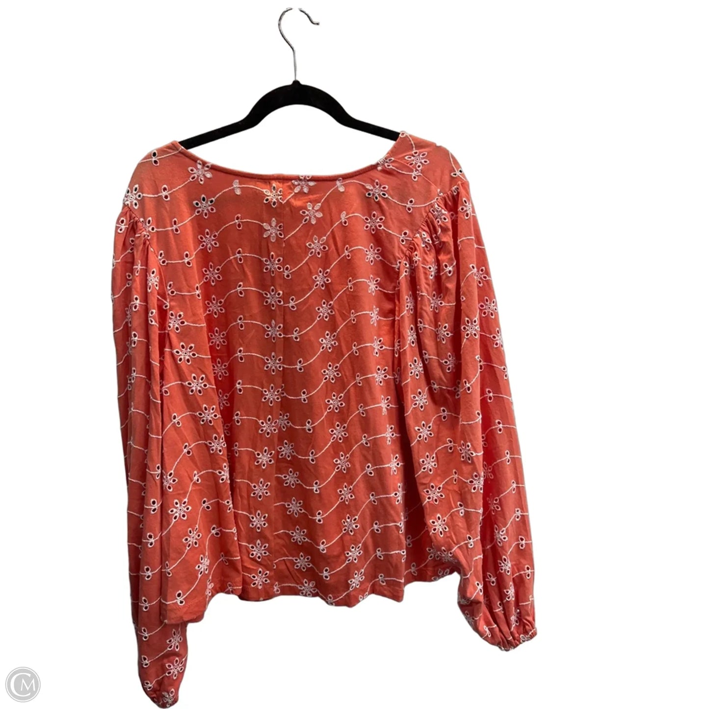 Top Long Sleeve By Asos In Floral Print, Size: Xl